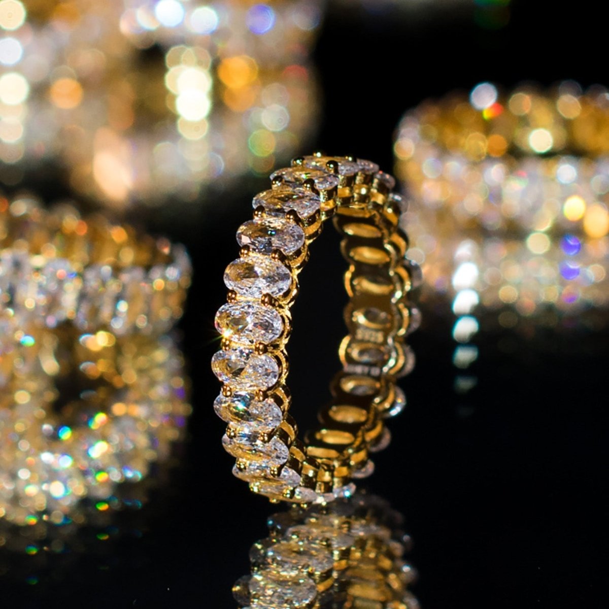 OVAL ETERNITY RING | GOLD - LUCKY13