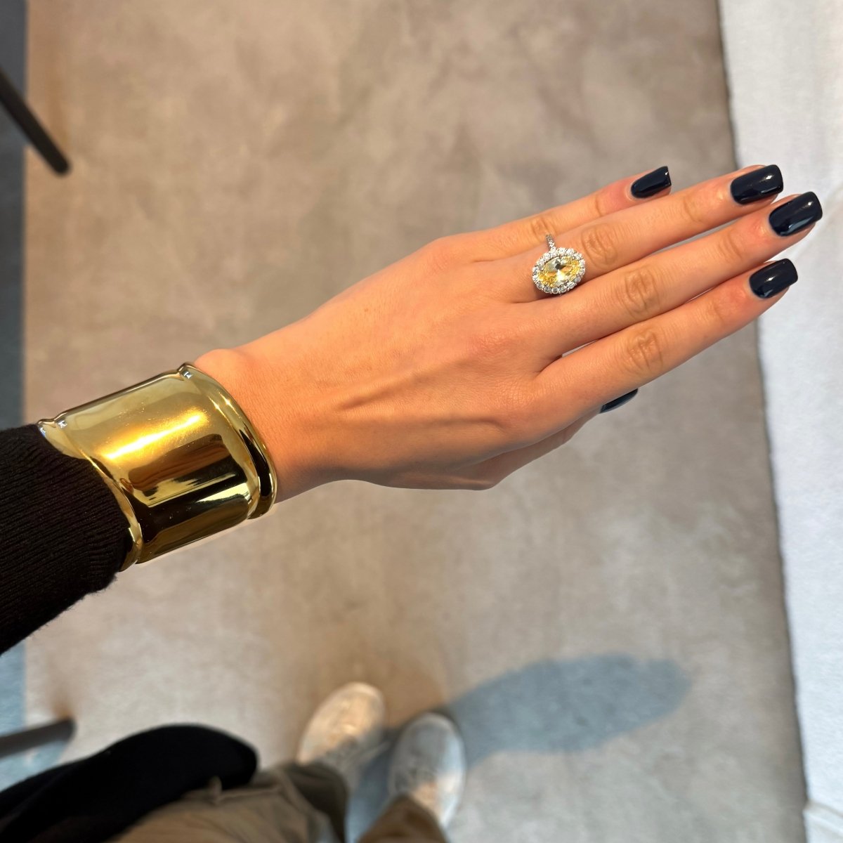 CLEO CUFF BRACELET GOLD - LUCKY13