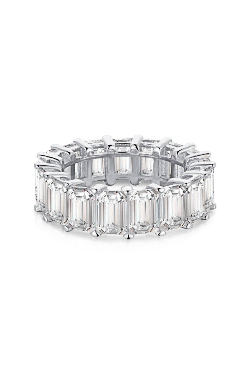 EMERALD ETERNITY RING | SILVER - LUCKY13